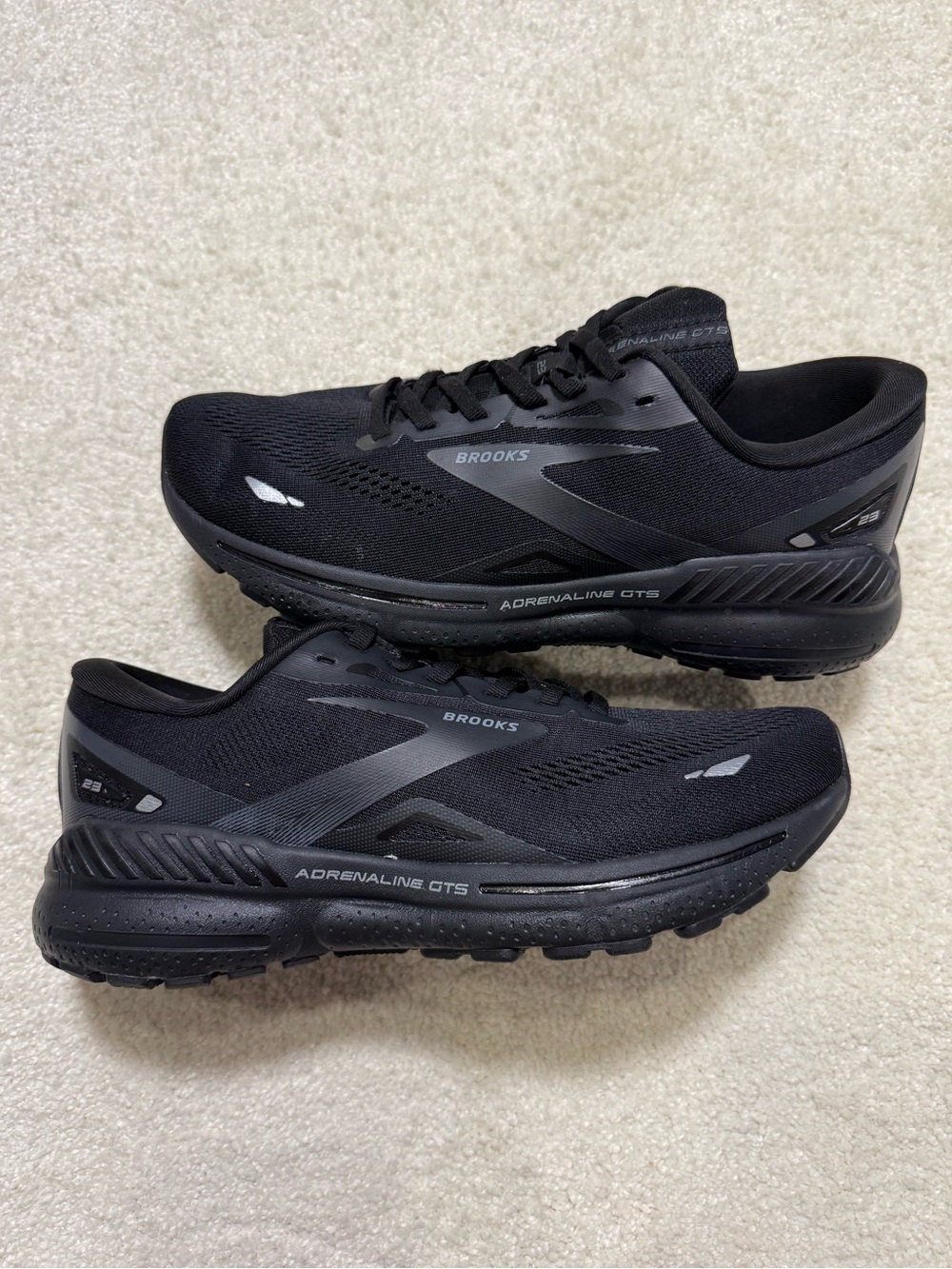 Brooks Glycerin GTS 23 Men's Sneakers Athletic Running Shoes Black Ebony 8.5